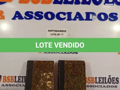 LOTE 139 - 02 LIVROS JOSÉ DE ALENCAR OBRA O GUARANI EM 02 VOLUMES EDIÇÃO 1915. (NO ESTADO, LEILÃO NÃO TEM GARANTIA E NEM DEVOLUÇÃO, SUJEITO A POSSÍVEIS AVARIAS VISÍVEIS/OCULTAS E/OU AUSÊNCIA DE COMPONENTES).
