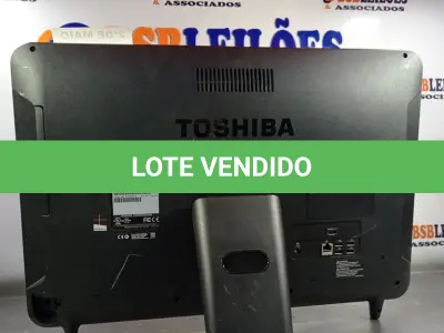 LOTE 195 - 01 COMPUTADOR ALL IN ONE CORE I5 MARCA TOSHIBA. (NO ESTADO, LEILÃO NÃO TEM GARANTIA E NEM DEVOLUÇÃO, SUJEITO A POSSÍVEIS AVARIAS VISÍVEIS/OCULTAS E/OU AUSÊNCIA DE COMPONENTES).