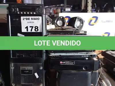LOTE 178 - 01 LOTE COM PERIFÉRICOS DE INFORMÁTICA DIVERSOS. (NO ESTADO, LEILÃO NÃO TEM GARANTIA E NEM DEVOLUÇÃO, SUJEITO A POSSÍVEIS AVARIAS VISÍVEIS/OCULTAS E/OU AUSÊNCIA DE COMPONENTES).
