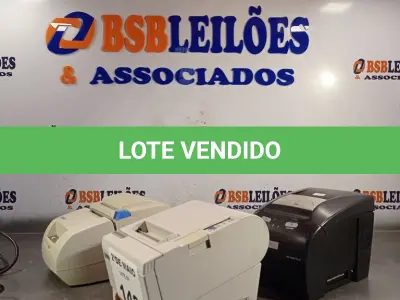 LOTE 142 - 03 IMPRESSORAS DE CUPOM SENDO 01 BEMATECH FISCAL, 01 EPSON, 01 DIEBLOLD E 01 FONTE 24V. (NO ESTADO, LEILÃO NÃO TEM GARANTIA E NEM DEVOLUÇÃO, SUJEITO A POSSÍVEIS AVARIAS VISÍVEIS/OCULTAS E/OU AUSÊNCIA DE COMPONENTES).
