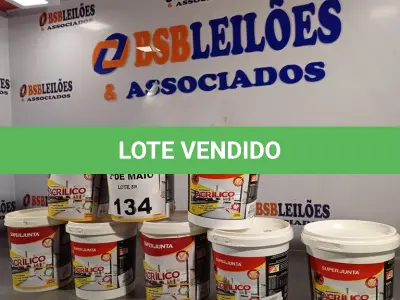 LOTE 134 - 08 KG DE REJUNTAMENTO ACRÍLICO SUPER JUNTA. (NO ESTADO, LEILÃO NÃO TEM GARANTIA E NEM DEVOLUÇÃO, SUJEITO A POSSÍVEIS AVARIAS VISÍVEIS/OCULTAS E/OU AUSÊNCIA DE COMPONENTES).