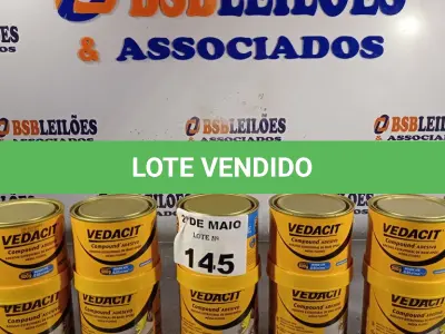 LOTE 145 - 06 LATAS DE ADESIVO ESTRUTURAL DE BASE EPÓXI MEDIA FLUIDEZ, COMPONENTES A+B. (NO ESTADO, LEILÃO NÃO TEM GARANTIA E NEM DEVOLUÇÃO, SUJEITO A POSSÍVEIS AVARIAS VISÍVEIS/OCULTAS E/OU AUSÊNCIA DE COMPONENTES).