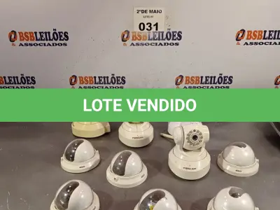 LOTE 031 - 01 LOTE COM VÁRIAS CÂMERAS DE SEGURANÇA MARCAS E MODELOS DIVERSOS. (NO ESTADO, LEILÃO NÃO TEM GARANTIA E NEM DEVOLUÇÃO, SUJEITO A POSSÍVEIS AVARIAS VISÍVEIS/OCULTAS E/OU AUSÊNCIA DE COMPONENTES).
