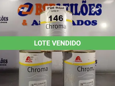 LOTE 146 - 03 GALÕES DE PRIMER 2K PU. (NO ESTADO, LEILÃO NÃO TEM GARANTIA E NEM DEVOLUÇÃO, SUJEITO A POSSÍVEIS AVARIAS VISÍVEIS/OCULTAS E/OU AUSÊNCIA DE COMPONENTES).
