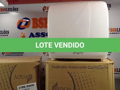 LOTE 114 - 02 TOALHEIROS AUTO CORTE COMPACTO. (NO ESTADO, LEILÃO NÃO TEM GARANTIA E NEM DEVOLUÇÃO, SUJEITO A POSSÍVEIS AVARIAS VISÍVEIS/OCULTAS E/OU AUSÊNCIA DE COMPONENTES).