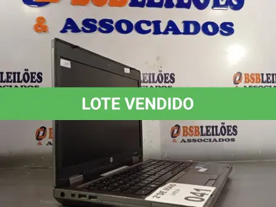 LOTE 041 - 01 NOTEBOOK MARCA HP I5 MODELO PROBOOK 6460B COM BATERIA PARA RETIRADA DE PEÇAS. (NO ESTADO, LEILÃO NÃO TEM GARANTIA E NEM DEVOLUÇÃO, SUJEITO A POSSÍVEIS AVARIAS VISÍVEIS/OCULTAS E/OU AUSÊNCIA DE COMPONENTES).