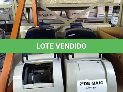LOTE 105 - 02 IMPRESSORAS DE CARTÃO DATACARD SP55 PLUS. (NO ESTADO, LEILÃO NÃO TEM GARANTIA E NEM DEVOLUÇÃO, SUJEITO A POSSÍVEIS AVARIAS VISÍVEIS/OCULTAS E/OU AUSÊNCIA DE COMPONENTES).
