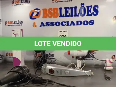 LOTE 024 - 02 SECADORES DE CABELO, 03 MASSAGEADORES E 01 SOPRADOR MARCAS E MODELOS DIVERSOS. (NO ESTADO, LEILÃO NÃO TEM GARANTIA E NEM DEVOLUÇÃO, SUJEITO A POSSÍVEIS AVARIAS VISÍVEIS/OCULTAS E/OU AUSÊNCIA DE COMPONENTES).