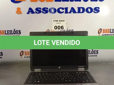 LOTE 006 - 01 NOTEBOOK MARCA HP DUAL CORE MODELO PROBOOK 6445B PARA RETIRADA DE PEÇAS. (NO ESTADO, LEILÃO NÃO TEM GARANTIA E NEM DEVOLUÇÃO, SUJEITO A POSSÍVEIS AVARIAS VISÍVEIS/OCULTAS E/OU AUSÊNCIA DE COMPONENTES).