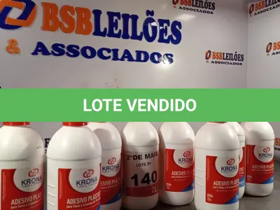 LOTE 140 - 08 TUBOS DE ADESIVO PLÁSTICO PARA TUBOS E CONEXÕES DE PVC RÍGIDO LINHA ÁGUA FRIA 850G. (NO ESTADO, LEILÃO NÃO TEM GARANTIA E NEM DEVOLUÇÃO, SUJEITO A POSSÍVEIS AVARIAS VISÍVEIS/OCULTAS E/OU AUSÊNCIA DE COMPONENTES).