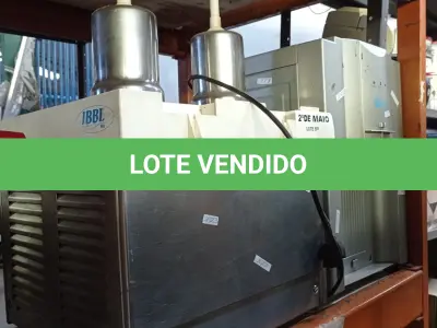 LOTE 107 - 01 REFRESQUEIRA MARCA IBBL INCOMPLETA E 01 BEBEDOURO MARCA POLAR. (NO ESTADO, LEILÃO NÃO TEM GARANTIA E NEM DEVOLUÇÃO, SUJEITO A POSSÍVEIS AVARIAS VISÍVEIS/OCULTAS E/OU AUSÊNCIA DE COMPONENTES).