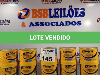 LOTE 145 - 06 LATAS DE ADESIVO ESTRUTURAL DE BASE EPÓXI MEDIA FLUIDEZ, COMPONENTES A+B. (NO ESTADO, LEILÃO NÃO TEM GARANTIA E NEM DEVOLUÇÃO, SUJEITO A POSSÍVEIS AVARIAS VISÍVEIS/OCULTAS E/OU AUSÊNCIA DE COMPONENTES).