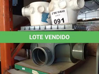 LOTE 091 - 01 CAIXA DE INSPEÇÃO, 02 CAIXAS SIFONADAS E 01 GUILHOTINA DE MESA. (NO ESTADO, LEILÃO NÃO TEM GARANTIA E NEM DEVOLUÇÃO, SUJEITO A POSSÍVEIS AVARIAS VISÍVEIS/OCULTAS E/OU AUSÊNCIA DE COMPONENTES).