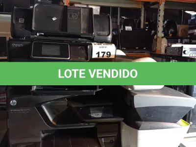 LOTE 179 - 10 IMPRESSORAS MARCAS E MODELOS DIVERSOS PARA RETIRADA DE PEÇAS. (NO ESTADO, LEILÃO NÃO TEM GARANTIA E NEM DEVOLUÇÃO, SUJEITO A POSSÍVEIS AVARIAS VISÍVEIS/OCULTAS E/OU AUSÊNCIA DE COMPONENTES).