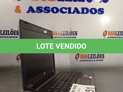 LOTE 051 - 01 NOTEBOOK MARCA HP I5 MODELO PROBOOK 6460B COM BATERIA PARA RETIRADA DE PEÇAS. (NO ESTADO, LEILÃO NÃO TEM GARANTIA E NEM DEVOLUÇÃO, SUJEITO A POSSÍVEIS AVARIAS VISÍVEIS/OCULTAS E/OU AUSÊNCIA DE COMPONENTES).