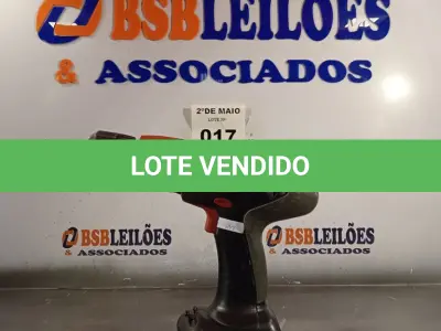 LOTE 017 - 01 PARAFUSADEIRA MARCA SKILL 14.4V SEM O CARREGADOR. (NO ESTADO, LEILÃO NÃO TEM GARANTIA E NEM DEVOLUÇÃO, SUJEITO A POSSÍVEIS AVARIAS VISÍVEIS/OCULTAS E/OU AUSÊNCIA DE COMPONENTES).