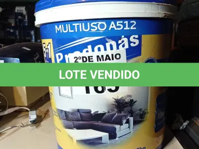 LOTE 165 - 01 BALDE DE PRODOPÁS MULTIUSO A512 16KG. (NO ESTADO, LEILÃO NÃO TEM GARANTIA E NEM DEVOLUÇÃO, SUJEITO A POSSÍVEIS AVARIAS VISÍVEIS/OCULTAS E/OU AUSÊNCIA DE COMPONENTES).