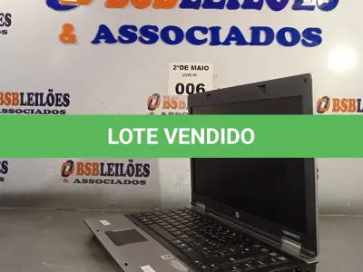 LOTE 006 - 01 NOTEBOOK MARCA HP DUAL CORE MODELO PROBOOK 6445B PARA RETIRADA DE PEÇAS. (NO ESTADO, LEILÃO NÃO TEM GARANTIA E NEM DEVOLUÇÃO, SUJEITO A POSSÍVEIS AVARIAS VISÍVEIS/OCULTAS E/OU AUSÊNCIA DE COMPONENTES).