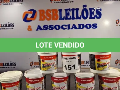 LOTE 151 - 08 KG DE REJUNTAMENTO ACRÍLICO SUPER JUNTA. (NO ESTADO, LEILÃO NÃO TEM GARANTIA E NEM DEVOLUÇÃO, SUJEITO A POSSÍVEIS AVARIAS VISÍVEIS/OCULTAS E/OU AUSÊNCIA DE COMPONENTES).