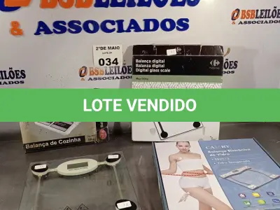 LOTE 034 - 04 BALANÇAS DE USO DOMÉSTICO MARCAS E MODELOS DIVERSOS. (NO ESTADO, LEILÃO NÃO TEM GARANTIA E NEM DEVOLUÇÃO, SUJEITO A POSSÍVEIS AVARIAS VISÍVEIS/OCULTAS E/OU AUSÊNCIA DE COMPONENTES).
