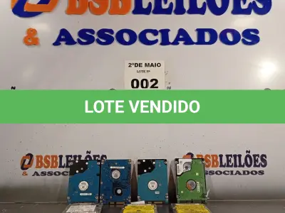 LOTE 002 - 10 HARD DISCO PARA NOTEBOOK MARCAS E MODELOS DIVERSOS. (NO ESTADO, LEILÃO NÃO TEM GARANTIA E NEM DEVOLUÇÃO, SUJEITO A POSSÍVEIS AVARIAS VISÍVEIS/OCULTAS E/OU AUSÊNCIA DE COMPONENTES).
