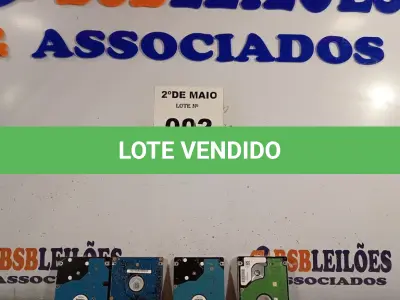 LOTE 002 - 10 HARD DISCO PARA NOTEBOOK MARCAS E MODELOS DIVERSOS. (NO ESTADO, LEILÃO NÃO TEM GARANTIA E NEM DEVOLUÇÃO, SUJEITO A POSSÍVEIS AVARIAS VISÍVEIS/OCULTAS E/OU AUSÊNCIA DE COMPONENTES).