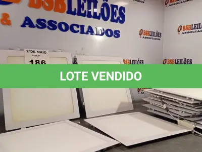 LOTE 186 - 01 LOTE COM VÁRIOS PAINÉIS DE LED DE EMBUTIR MARCAS E MODELOS DIVERSOS. (NO ESTADO, LEILÃO NÃO TEM GARANTIA E NEM DEVOLUÇÃO, SUJEITO A POSSÍVEIS AVARIAS VISÍVEIS/OCULTAS E/OU AUSÊNCIA DE COMPONENTES).
