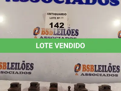 LOTE 142 - 05 APONTADORES DE METAL (LOCOMOTIVA E VAGÕES). (NO ESTADO, LEILÃO NÃO TEM GARANTIA E NEM DEVOLUÇÃO, SUJEITO A POSSÍVEIS AVARIAS VISÍVEIS/OCULTAS E/OU AUSÊNCIA DE COMPONENTES).