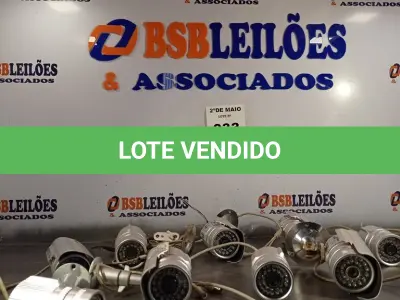 LOTE 033 - 01 LOTE COM VÁRIAS CÂMERAS DE SEGURANÇA MARCAS E MODELOS DIVERSOS. (NO ESTADO, LEILÃO NÃO TEM GARANTIA E NEM DEVOLUÇÃO, SUJEITO A POSSÍVEIS AVARIAS VISÍVEIS/OCULTAS E/OU AUSÊNCIA DE COMPONENTES).