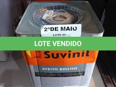 LOTE 180 - 01 LATA DE TEXTURATTO PREMIUM SUVINIL EFEITO BRILHO BASE 24KG. (NO ESTADO, LEILÃO NÃO TEM GARANTIA E NEM DEVOLUÇÃO, SUJEITO A POSSÍVEIS AVARIAS VISÍVEIS/OCULTAS E/OU AUSÊNCIA DE COMPONENTES).
