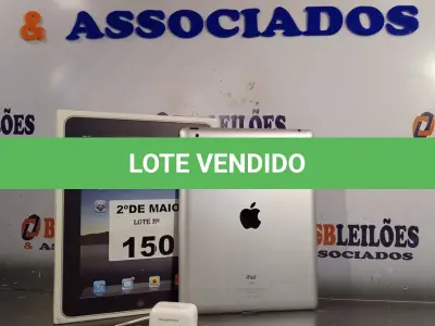 LOTE 150 - 01 IPAD 16GB COM CARREGADOR BLOQUEADO PARA RETIRADA DE PEÇAS. (NO ESTADO, LEILÃO NÃO TEM GARANTIA E NEM DEVOLUÇÃO, SUJEITO A POSSÍVEIS AVARIAS VISÍVEIS/OCULTAS E/OU AUSÊNCIA DE COMPONENTES).