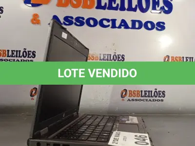 LOTE 046 - 01 NOTEBOOK MARCA HP I5 MODELO PROBOOK 6460B COM BATERIA PARA RETIRADA DE PEÇAS. (NO ESTADO, LEILÃO NÃO TEM GARANTIA E NEM DEVOLUÇÃO, SUJEITO A POSSÍVEIS AVARIAS VISÍVEIS/OCULTAS E/OU AUSÊNCIA DE COMPONENTES).
