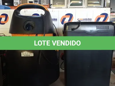 LOTE 317 - 01 FRAGMENTADORA DE PAPEL E 01 ASPIRADOR DE PÓ MARCA ELECTROLUX INCOMPLETO. (NO ESTADO, LEILÃO NÃO TEM GARANTIA E NEM DEVOLUÇÃO, SUJEITO A POSSÍVEIS AVARIAS VISÍVEIS/OCULTAS E/OU AUSÊNCIA DE COMPONENTES).