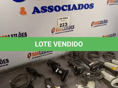 LOTE 223 - 01 LOTE COM VÁRIOS LEITORES DE CÓDIGO DE BARRAS MARCAS E MODELOS DIVERSOS. (NO ESTADO, LEILÃO NÃO TEM GARANTIA E NEM DEVOLUÇÃO, SUJEITO A POSSÍVEIS AVARIAS VISÍVEIS/OCULTAS E/OU AUSÊNCIA DE COMPONENTES).