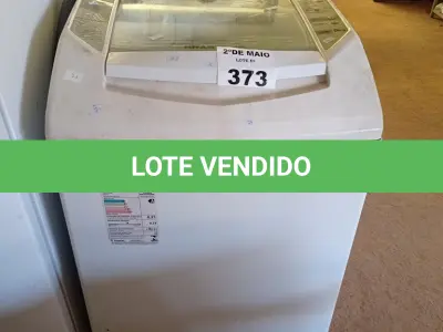 LOTE 373 - 01 MÁQUINA DE LAVAR ROUPAS MARCA BRASTEMP 8KG 220V. (NO ESTADO, LEILÃO NÃO TEM GARANTIA E NEM DEVOLUÇÃO, SUJEITO A POSSÍVEIS AVARIAS VISÍVEIS/OCULTAS E/OU AUSÊNCIA DE COMPONENTES).