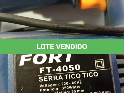 LOTE 249 - 01 SERRA TICO-TICO MARCA FORT. (NO ESTADO, LEILÃO NÃO TEM GARANTIA E NEM DEVOLUÇÃO, SUJEITO A POSSÍVEIS AVARIAS VISÍVEIS/OCULTAS E/OU AUSÊNCIA DE COMPONENTES).