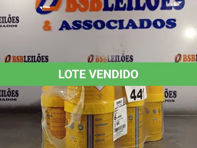 LOTE 441 - 06 LATAS DE ADESIVO ESTRUTURAL DE BASE EPÓXI MEDIA FLUIDEZ, COMPONENTES A+B. (NO ESTADO, LEILÃO NÃO TEM GARANTIA E NEM DEVOLUÇÃO, SUJEITO A POSSÍVEIS AVARIAS VISÍVEIS/OCULTAS E/OU AUSÊNCIA DE COMPONENTES).