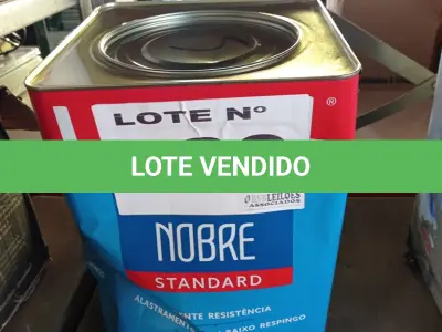 LOTE 020 - 01 - TINTA ACRÍLICA STANDARD NOBRE 18 LITROS COR SUBMARINO (NO ESTADO, NÃO SABEMOS SE FUNCIONA. LEILÃO NÃO TEM GARANTIA E NEM DEVOLUÇÃO, SUJEITO A POSSÍVEIS AVARIAS VISÍVEIS/OCULTAS E/OU AUSÊNCIA DE COMPONENTES)