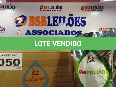 LOTE 050 - 10 - FERTILIZANTES MINERAL FOLIAR MISTO 2KG - HERINGER (NO ESTADO, NÃO SABEMOS SE FUNCIONA. LEILÃO NÃO TEM GARANTIA E NEM DEVOLUÇÃO, SUJEITO A POSSÍVEIS AVARIAS VISÍVEIS/OCULTAS E/OU AUSÊNCIA DE COMPONENTES)