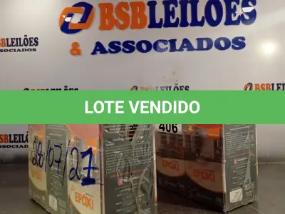 LOTE 406 - 06 KG DE REJUNTAMENTO EPÓXI SUPER JUNTA. (NO ESTADO, LEILÃO NÃO TEM GARANTIA E NEM DEVOLUÇÃO, SUJEITO A POSSÍVEIS AVARIAS VISÍVEIS/OCULTAS E/OU AUSÊNCIA DE COMPONENTES).