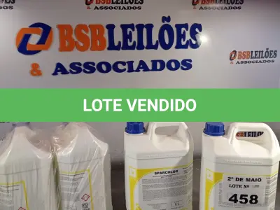 LOTE 458 - 20 LITROS DE DESINFETANTE HOSPITALAR PARA SUPERFÍCIES FIXAS E ARTIGOS NÃO CRÍTICOS. (NO ESTADO, LEILÃO NÃO TEM GARANTIA E NEM DEVOLUÇÃO, SUJEITO A POSSÍVEIS AVARIAS VISÍVEIS/OCULTAS E/OU AUSÊNCIA DE COMPONENTES).