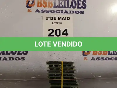 LOTE 204 - 01 LOTE COM VÁRIAS MEMORIAS PARA NOTEBOOK MARCAS E MODELOS DIVERSOS. (NO ESTADO, LEILÃO NÃO TEM GARANTIA E NEM DEVOLUÇÃO, SUJEITO A POSSÍVEIS AVARIAS VISÍVEIS/OCULTAS E/OU AUSÊNCIA DE COMPONENTES).