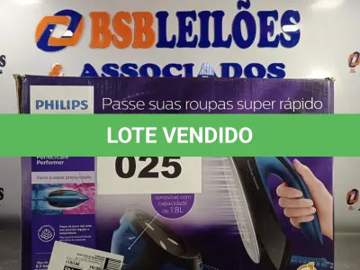 LOTE 025 - 01 - FERRO DE PASSAR PERFECTCARE PERFORMER PHILIPS WALITA AZUL 2000W 220VOLTS (NO ESTADO, NÃO SABEMOS SE FUNCIONA. LEILÃO NÃO TEM GARANTIA E NEM DEVOLUÇÃO, SUJEITO A POSSÍVEIS AVARIAS VISÍVEIS/OCULTAS E/OU AUSÊNCIA DE COMPONENTES)