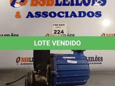 LOTE 224 - 01 BOMBA PARA BANHEIRA DE HIDROMASSAGEM. (NO ESTADO, LEILÃO NÃO TEM GARANTIA E NEM DEVOLUÇÃO, SUJEITO A POSSÍVEIS AVARIAS VISÍVEIS/OCULTAS E/OU AUSÊNCIA DE COMPONENTES).