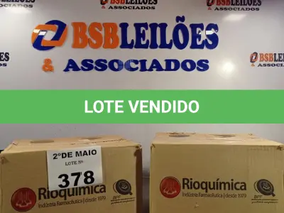 LOTE 378 - 02 CAIXAS COM BISNAGAS DE ÁLCOOL ETÍLICO HIDRATADO 70%. (NO ESTADO, LEILÃO NÃO TEM GARANTIA E NEM DEVOLUÇÃO, SUJEITO A POSSÍVEIS AVARIAS VISÍVEIS/OCULTAS E/OU AUSÊNCIA DE COMPONENTES).