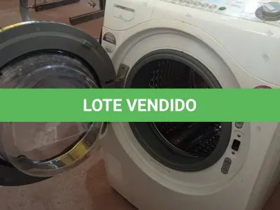 LOTE 417 - 01 LAVA E SECA 12KG MARCA ELECTROLUX 110V. (NO ESTADO, LEILÃO NÃO TEM GARANTIA E NEM DEVOLUÇÃO, SUJEITO A POSSÍVEIS AVARIAS VISÍVEIS/OCULTAS E/OU AUSÊNCIA DE COMPONENTES).