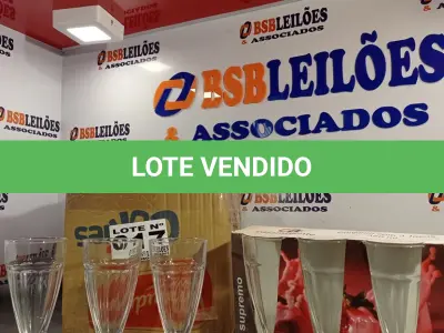 LOTE 017 - 06 - TAÇAS PARA SUNDAE 18CM - CASAMBIENTE (NO ESTADO, NÃO SABEMOS SE FUNCIONA. LEILÃO NÃO TEM GARANTIA E NEM DEVOLUÇÃO, SUJEITO A POSSÍVEIS AVARIASVISÍVEIS/OCULTAS E/OU AUSÊNCIA DE COMPONENTES)