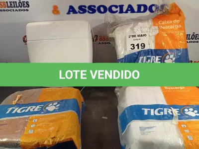 LOTE 319 - 04 CAIXAS DE DESCARGA MARCAS TIGRE COM AVARIAS. (NO ESTADO, LEILÃO NÃO TEM GARANTIA E NEM DEVOLUÇÃO, SUJEITO A POSSÍVEIS AVARIAS VISÍVEIS/OCULTAS E/OU AUSÊNCIA DE COMPONENTES).
