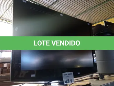 LOTE 431 - 01 TV SAMSUNG 32” POL. (NO ESTADO, LEILÃO NÃO TEM GARANTIA E NEM DEVOLUÇÃO, SUJEITO A POSSÍVEIS AVARIAS VISÍVEIS/OCULTAS E/OU AUSÊNCIA DE COMPONENTES).
