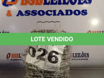 LOTE 026 - 01 - ARAME FARPADO (NO ESTADO, NÃO SABEMOS SE FUNCIONA. LEILÃO NÃO TEM GARANTIA E NEM DEVOLUÇÃO, SUJEITO A POSSÍVEIS AVARIAS VISÍVEIS/OCULTAS E/OU AUSÊNCIA DE COMPONENTES)